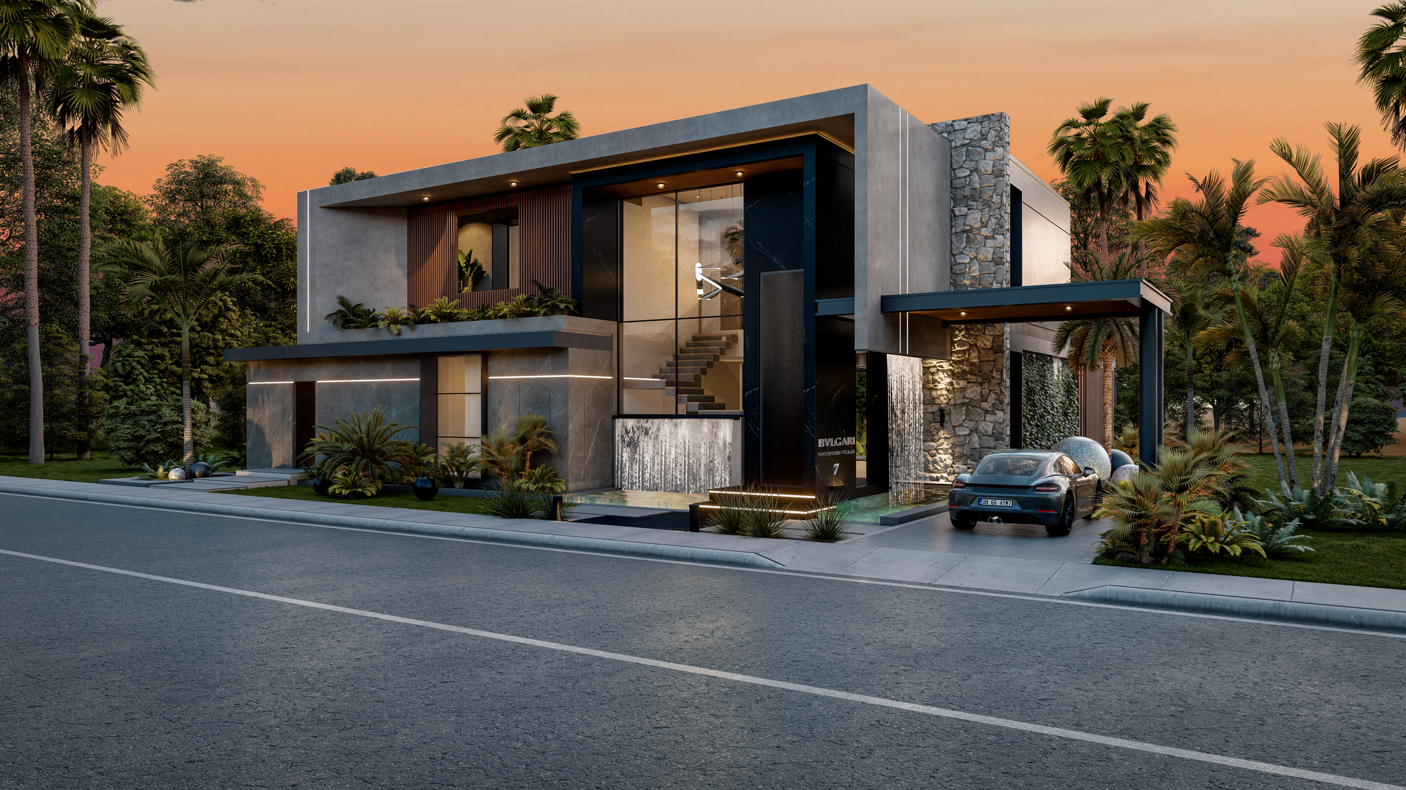 Del Mar Esentepe villa rendering