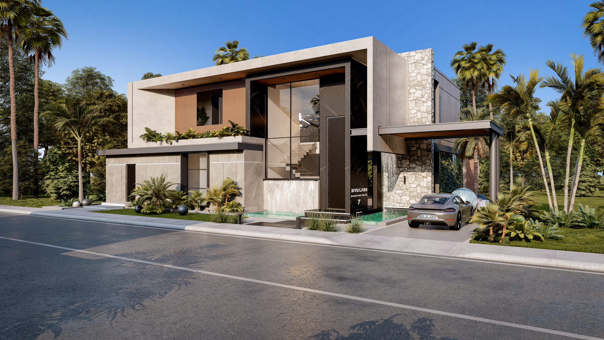 Del Mar Lapta villa rendering
