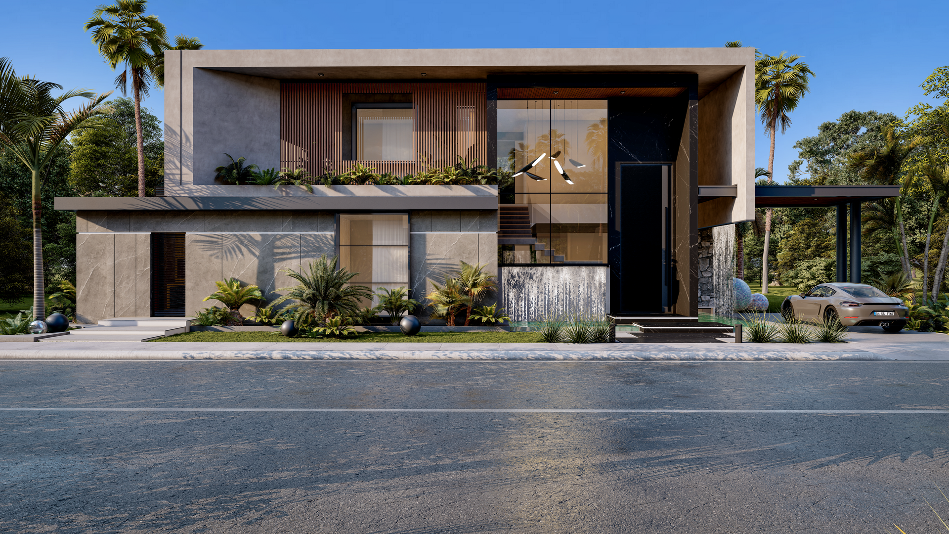 The Boulevard Villas Bellapais exterior rendering